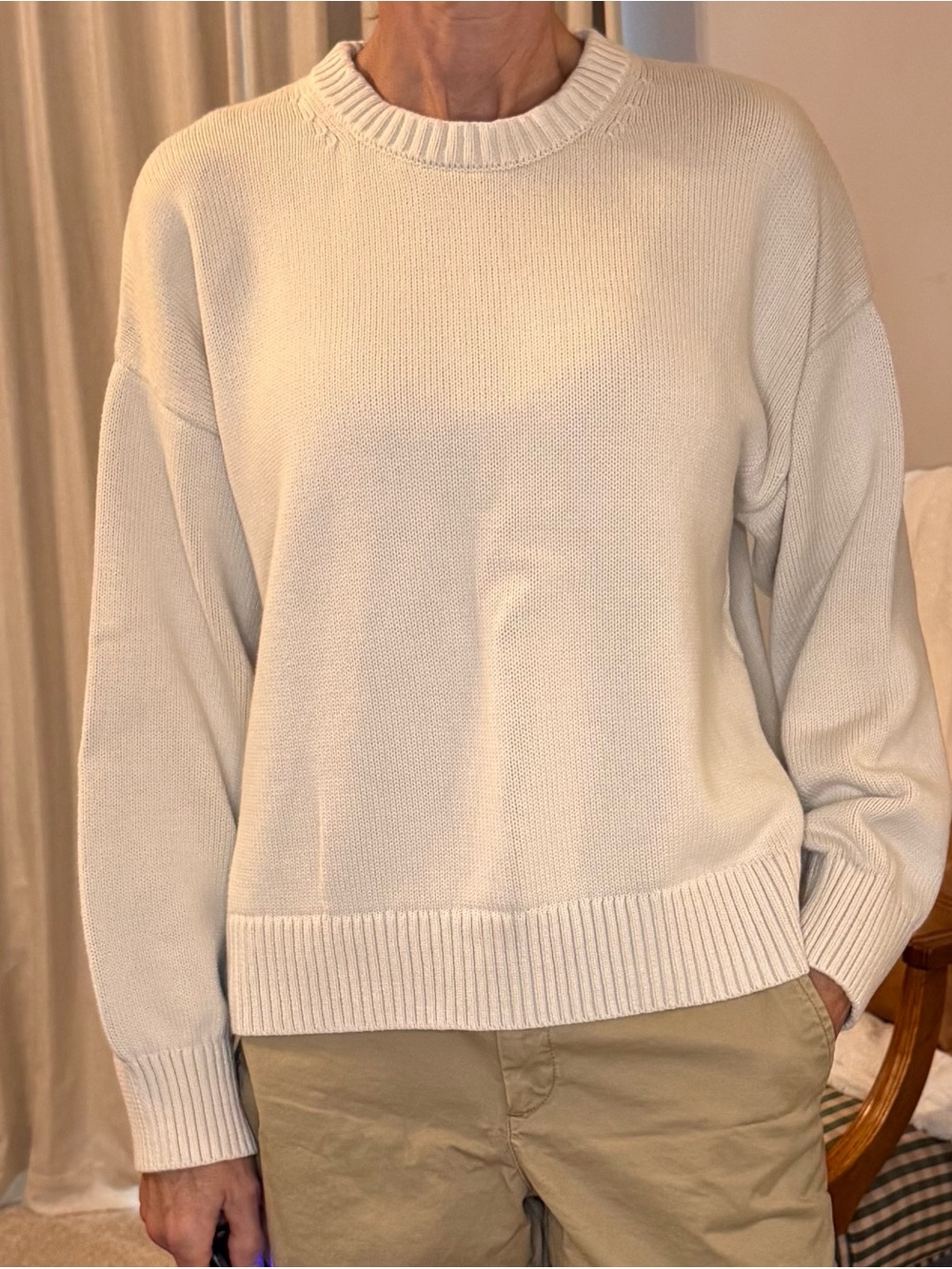 GAP Cream Crewneck Sweater